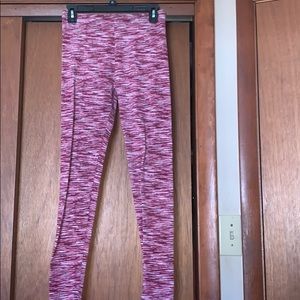 Flirtitude red and white leggings